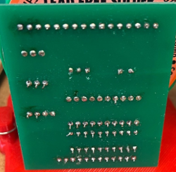 Example of good soldering-back